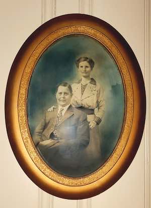 A few years after my great-grandmother, Lula, and her husband Budley Beasley commissioned this portrait in 1936,